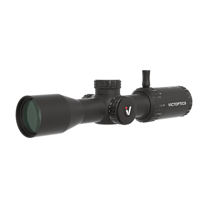 Cannocchiale VictOptics SOI 2-7x32 visto di lato