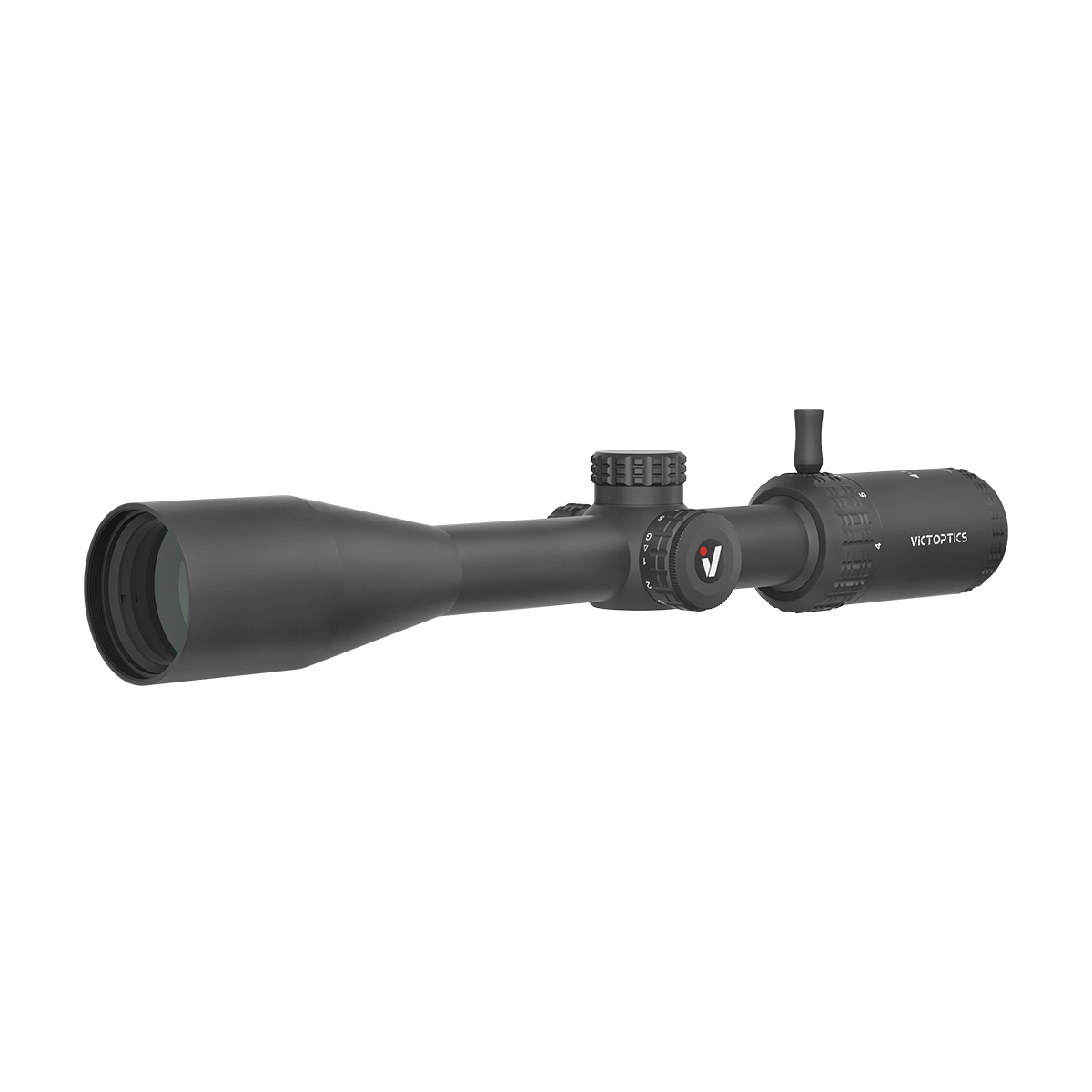 Cannocchiale VictOptics SOI 4-12x40 visto di lato