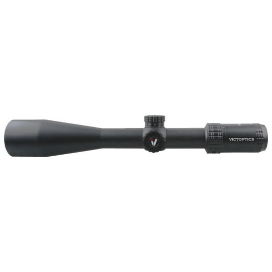 Cannocchiale VictOptics S4 6-24x50 SFP visto di lato