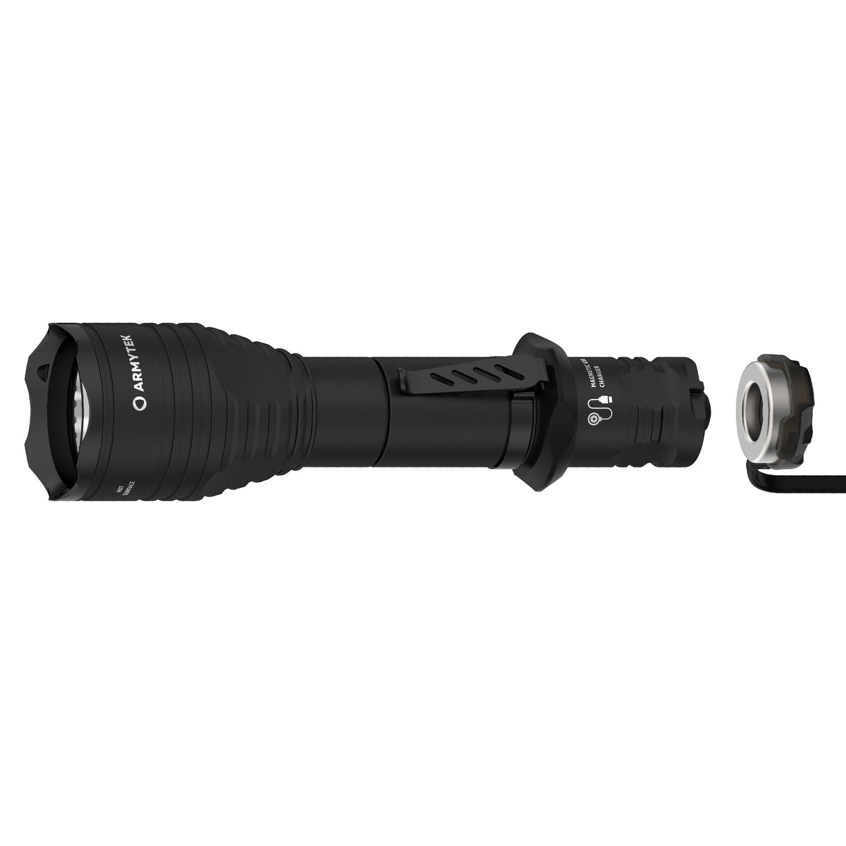 Armytek Viking Pro Magnet USB in ricarica con caricatore magnetico