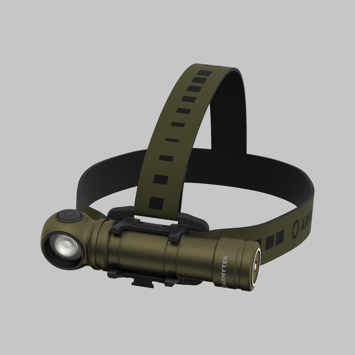 Armytek Wizard C2 Pro Max Olive Magnet USB, vista laterale