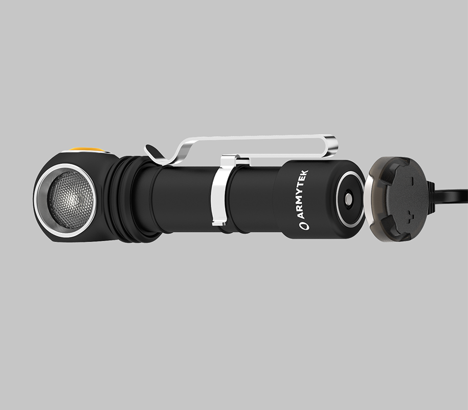Armytek Wizard C2 Magnet USB luce bianca con cavo di ricarica magnetico