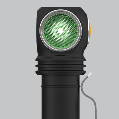 Armytek Wizard C2 WG Magnet USB, vista frontale dei LED