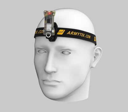 Armytek Zippy WR Extended Set Giallo con fascia frontale