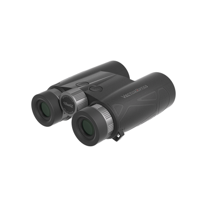 Vista laterale del binotelemetro Vector Optics Paragon 10x42