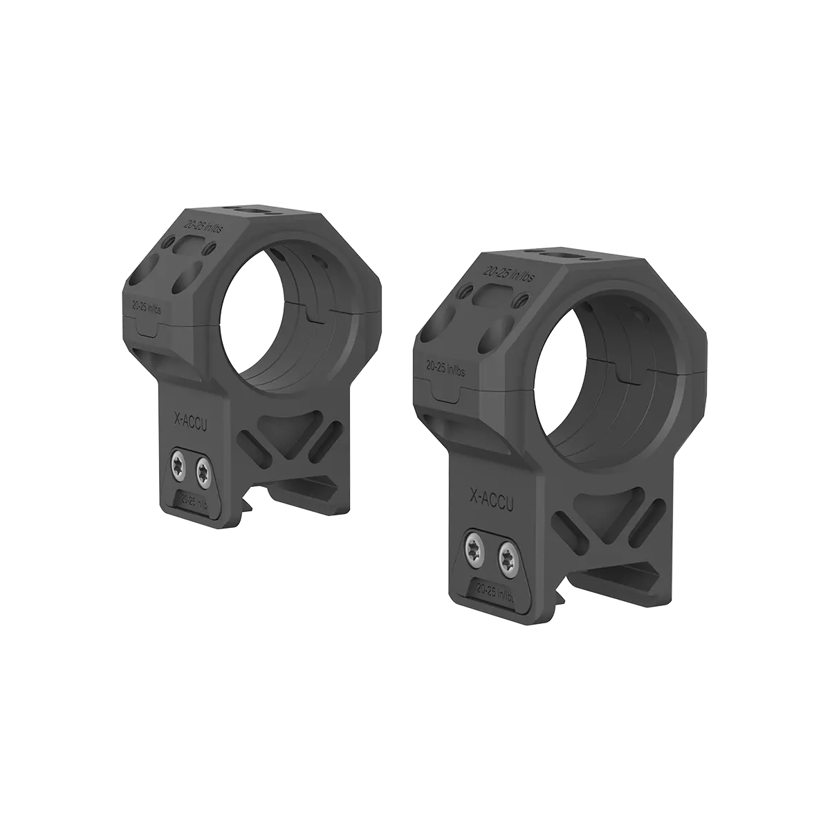 Dettaglio della struttura modulare degli anelli Vector Optics X-MOD 30 mm