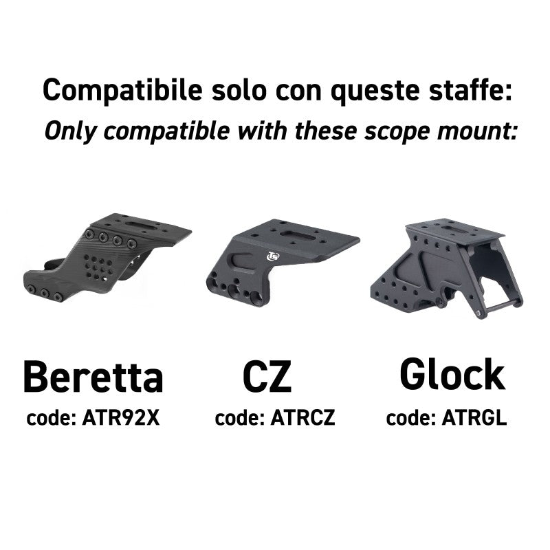 Toni System Adattatore per interfaccia Aimpoint Acro per staffa footprint Trijicon