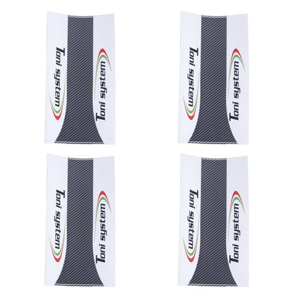 Toni System Adesivo protettivo lungo in PVC per tubo serbatoio (4 pezzi)