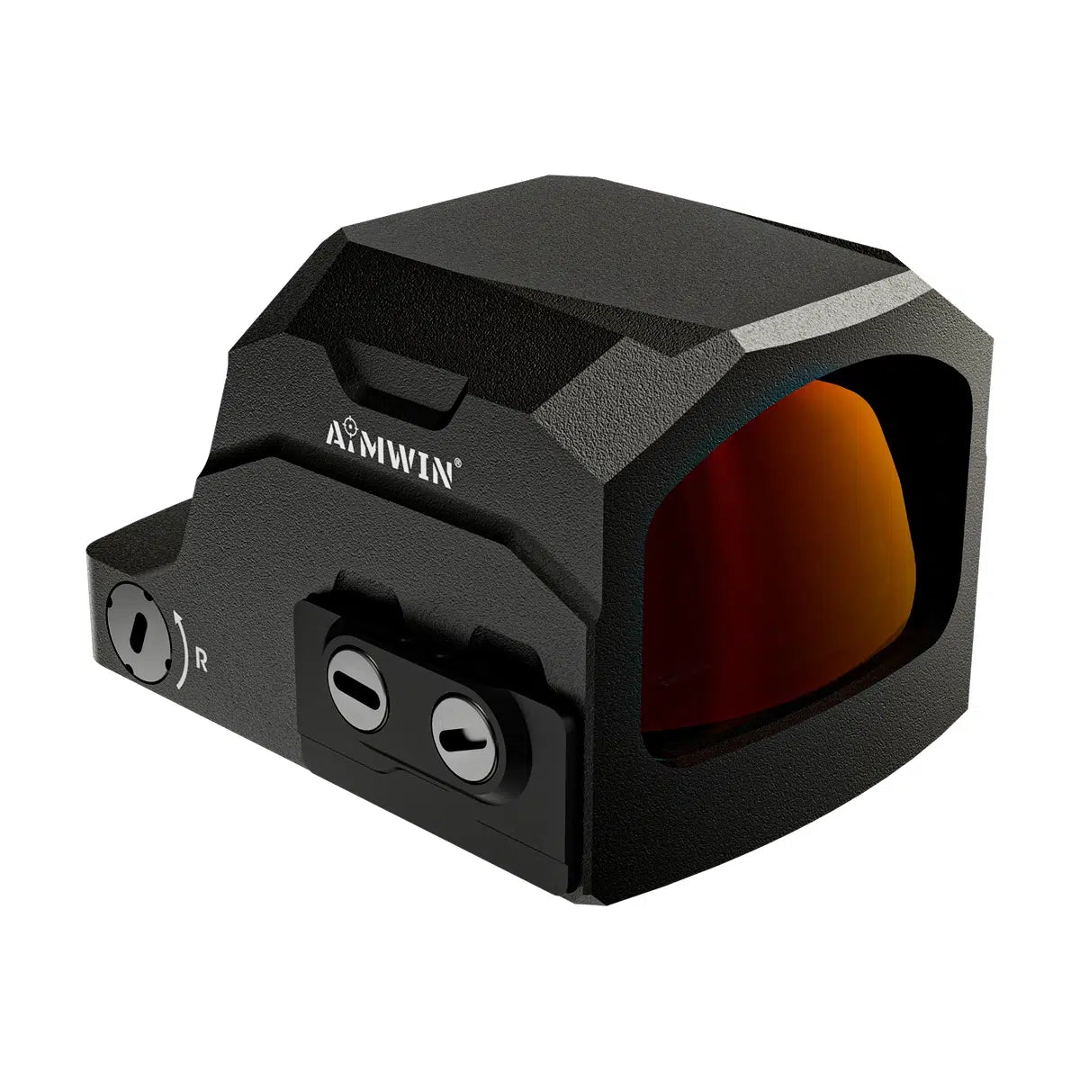 AiMWIN PE330 red dot chiuso RMSc, vista anteriore destra