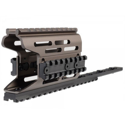Strike Industries astina KeyMod TRAX 2 per AK nero, foto 3 di 10