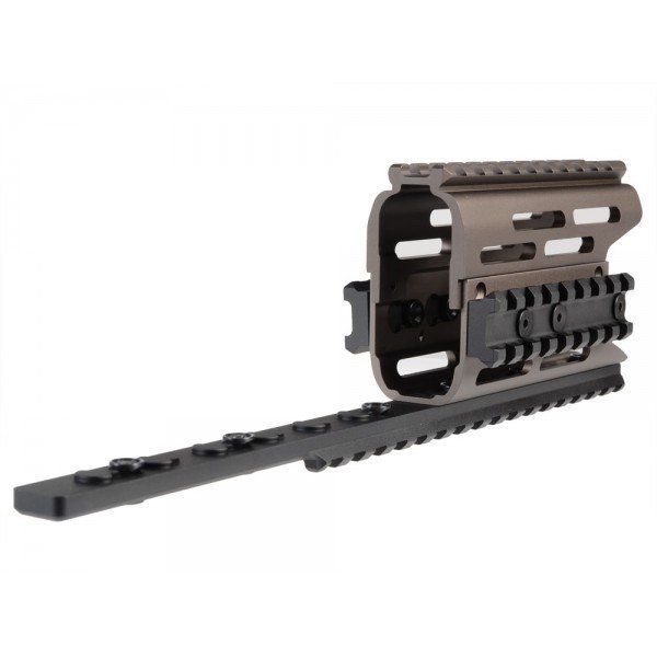 Strike Industries astina KeyMod TRAX 2 per AK nero, foto 10 di 10