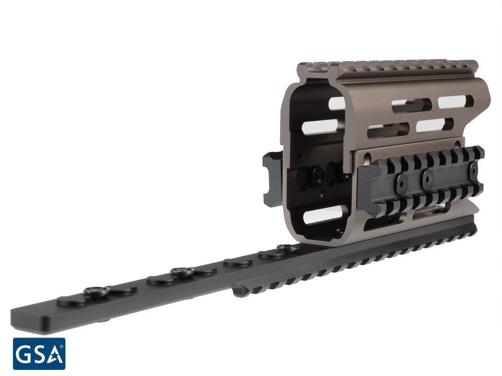 Strike Industries AK Modular Key Mod Handguard Rail TRAX 2 - FDE