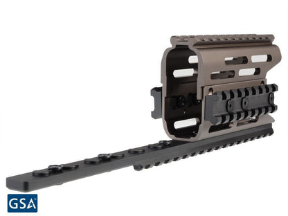 Strike Industries AK Modular Key Mod Handguard Rail TRAX 2 - FDE