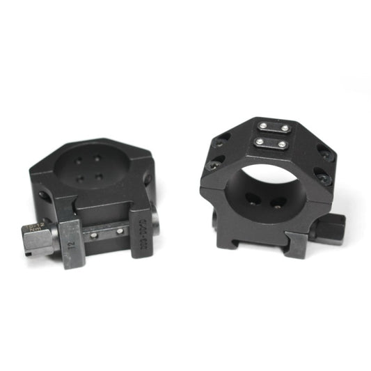 ERATAC anelli Picatinny MILSPEC diametro 30 mm altezza 17 mm nero