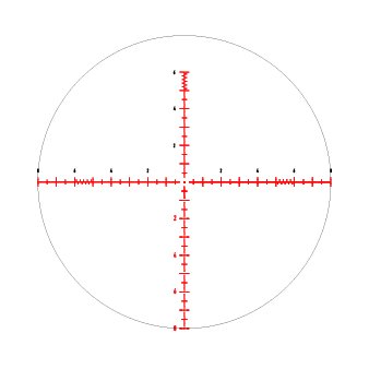 ELEMENT OPTICS TITAN  Riflescope 34mm Tube 5-25X56 FFP 10 MRAD APR-1C Reticle