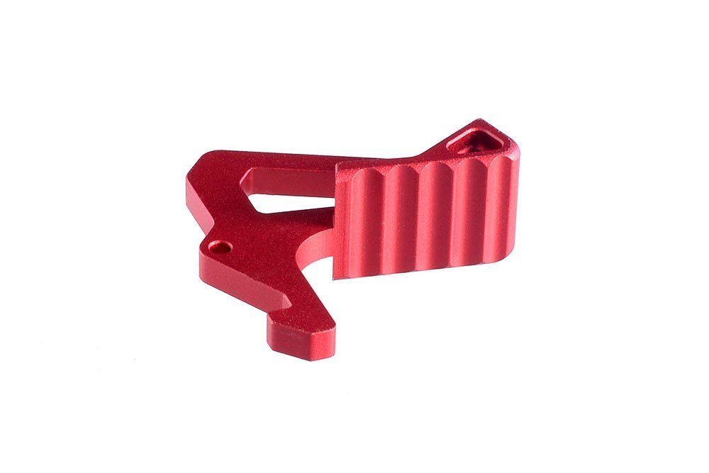 Strike Industries Extended Latch per leva di armamento AR-15, rosso