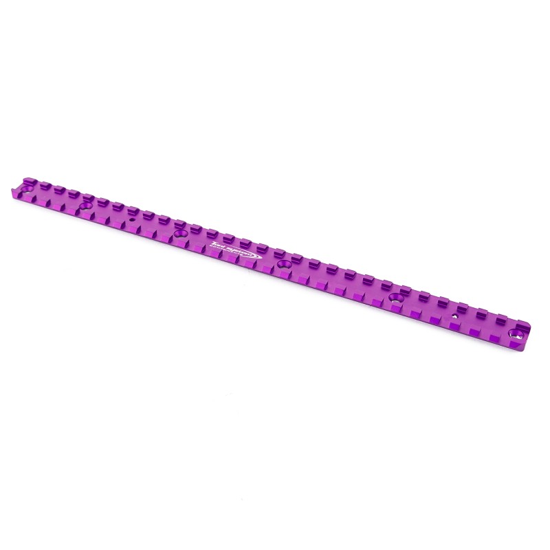 Toni System Slitta Picatinny lunga AR15 300 mm, interasse 61,5 mm, per tubi astina Toni System – Viola