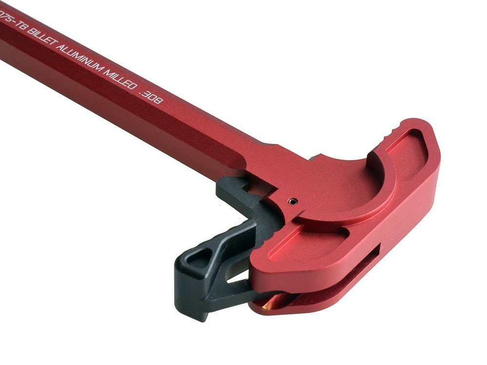 Strike Industries leva di armamento con Extended Latch per AR-10 .308 rosso, immagine 2 di 4
