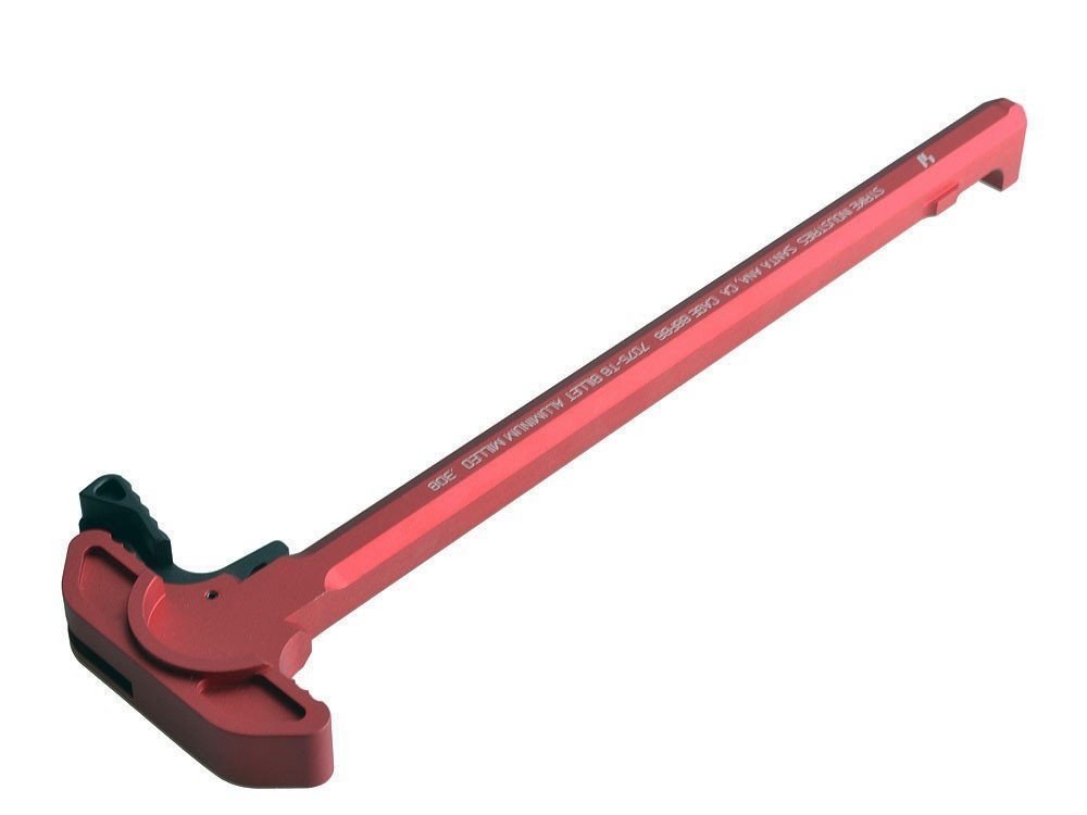 Strike Industries leva di armamento con Extended Latch per AR-10 .308 rosso, immagine 3 di 4