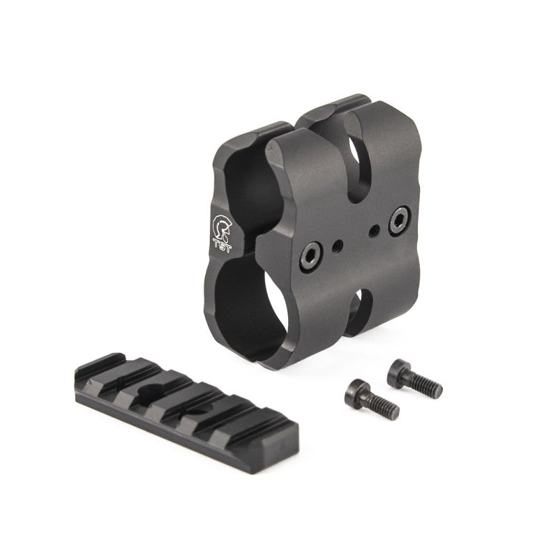 Toni System Assieme tubo-canna Tactical calibro 12 con 1 slitta Picatinny – Nero