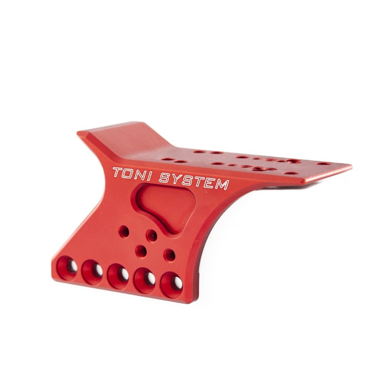 Toni System Attacco multiplo per red dot su STI DVC 2011 Open post 2015, carrello 23,5 mm – Rosso