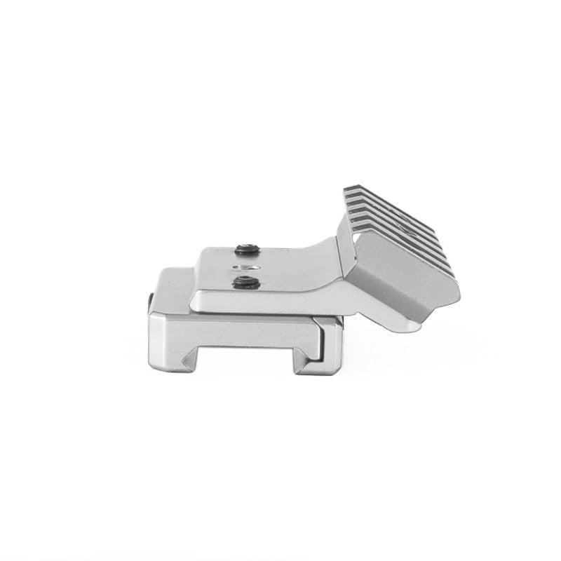 Toni System Attacco per ottica a 30° con slitta Weaver – Argento