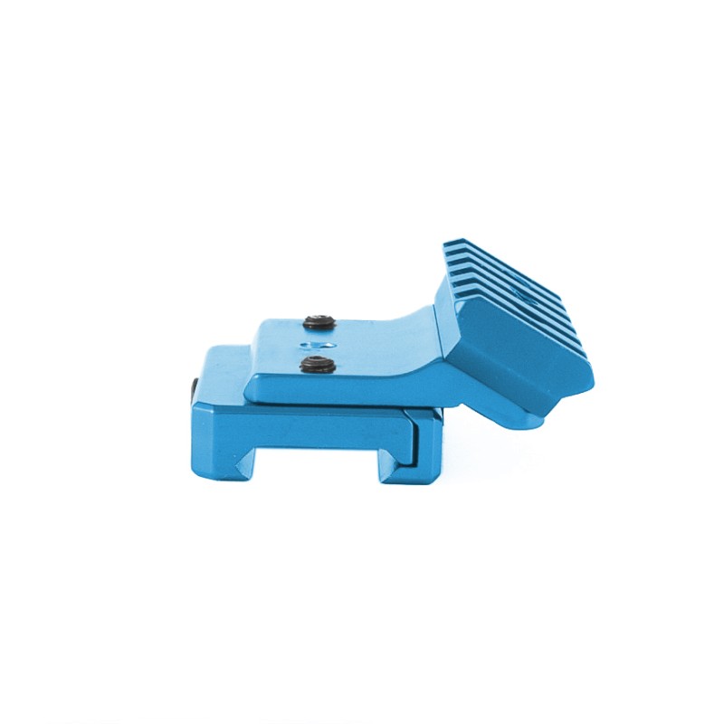 Toni System Attacco per ottica a 30° con slitta Weaver – Blu