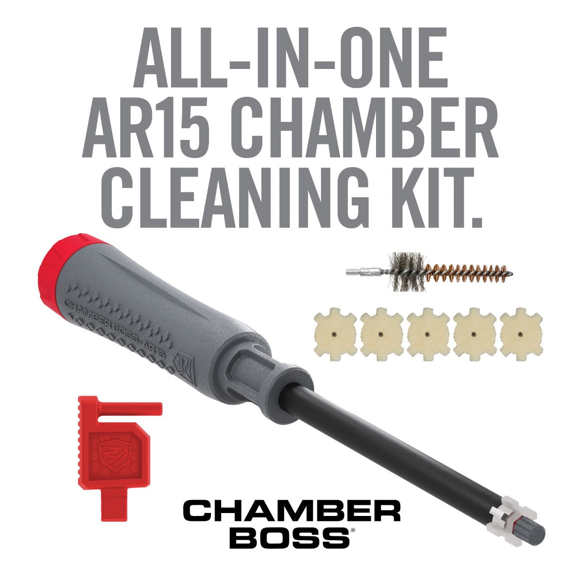 Real Avid CHAMBER BOSS AR15 Utensile Pulizia Camera