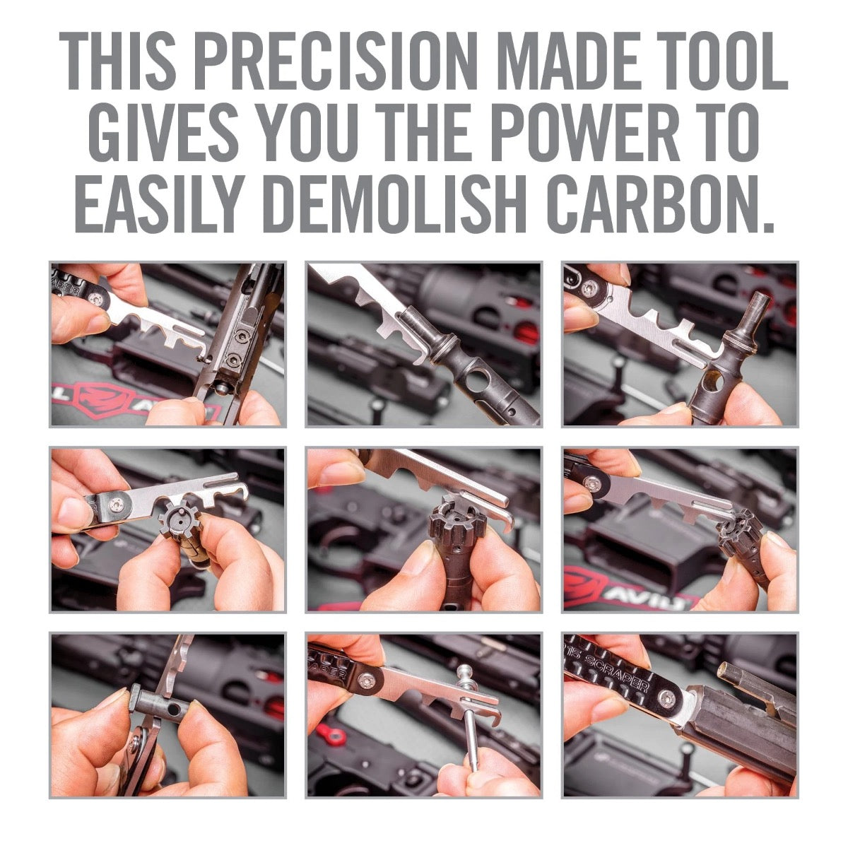 Real Avid The AR15 Scraper Raschietto Otturatore