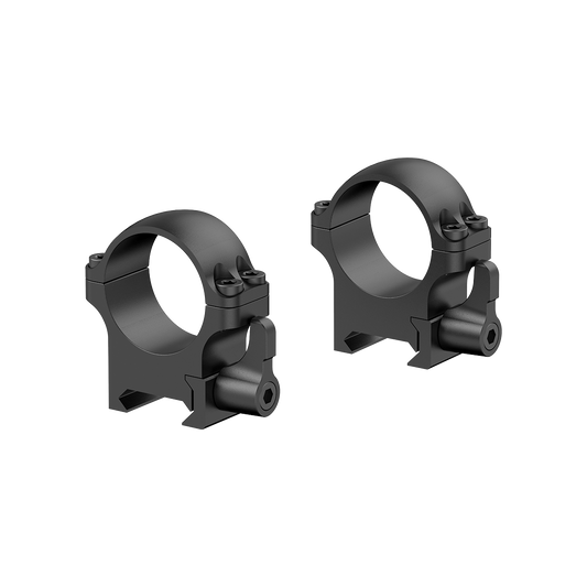 Anelli in acciaio Vector Optics a sgancio rapido da 30 mm profilo basso
