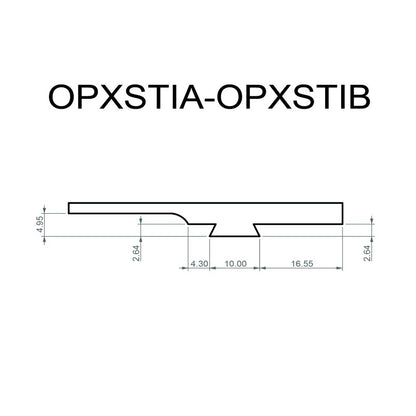 Toni System Base piastrina a coda di rondine tipo A per red dot su STI 1911 e 1911 Trojan