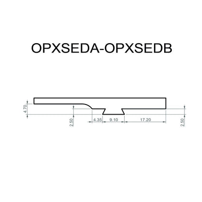 Toni System Base piastrina a coda di rondine tipo A per red dot su STI Edge