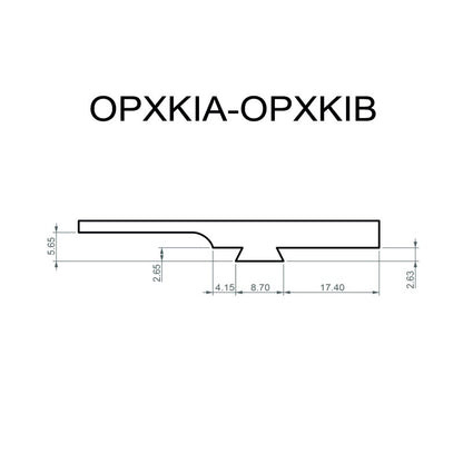 Toni System Base piastrina a coda di rondine tipo B per red dot su 1911 Kimber, Bul M5 1911 e 1911 BoMar