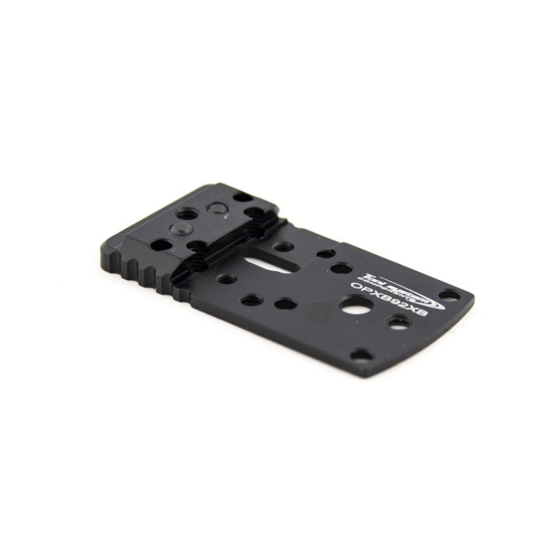 Toni System Base piastrina a coda di rondine tipo B per red dot su Beretta 92X Performance