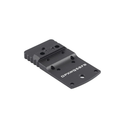 Toni System Base piastrina a coda di rondine tipo B per red dot su Walther Q5 Match SF
