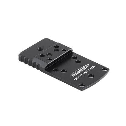 Toni System Base piastrina a coda di rondine tipo B per red dot su Tanfoglio 1911 Witness