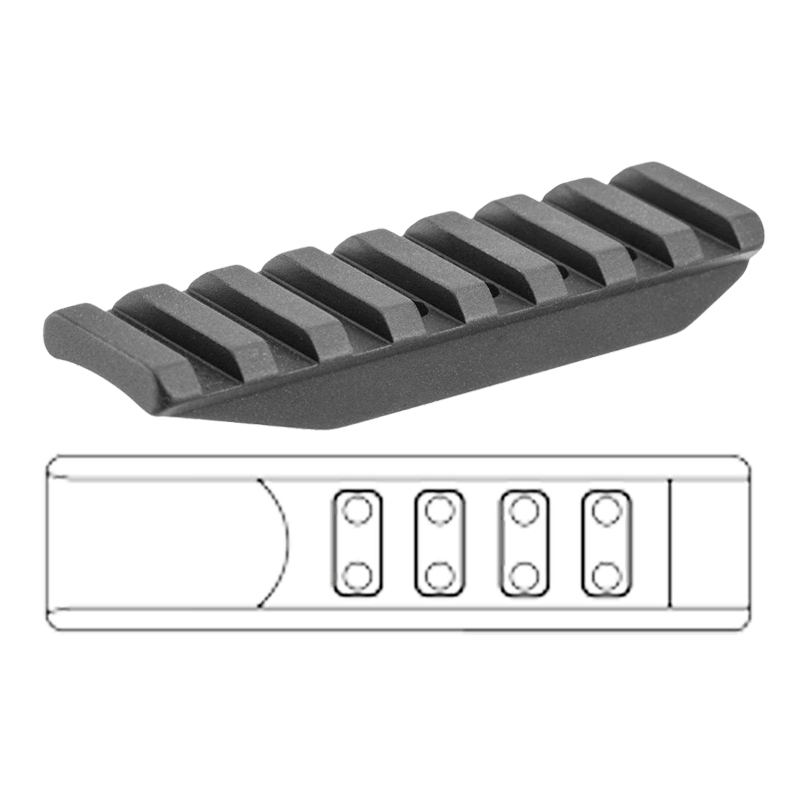 ERATAC base Picatinny aggiuntiva 55 mm per anelli ERATAC