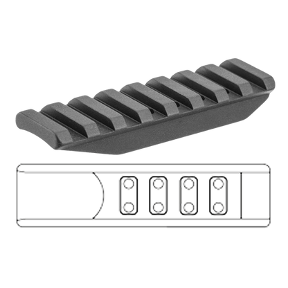 ERATAC base Picatinny aggiuntiva 85 mm per anelli ERATAC