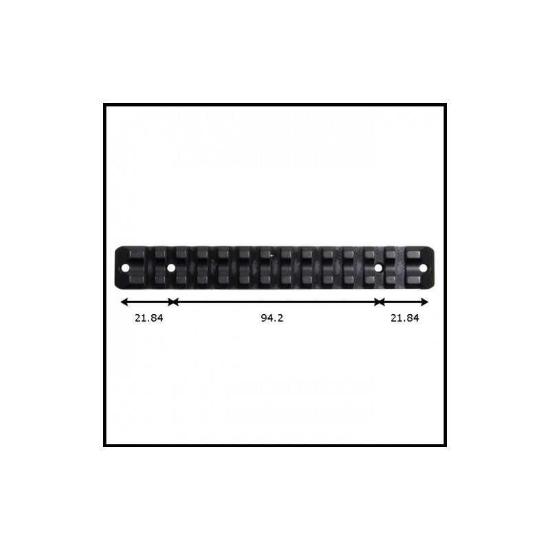 Recknagel base Picatinny/Weaver in alluminio per Sauer 202 Standard