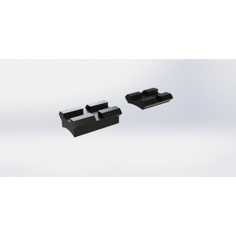 Poli Nicoletta base Weaver per Winchester 70 WSSM in 2 pezzi acciaio