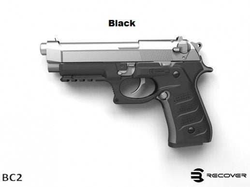 Recover Grip & Rail System per Beretta 92 - Black