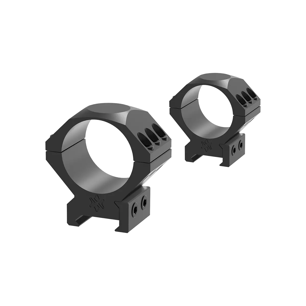 Dettaglio delle sei viti degli anelli X-ACCU 34 mm
