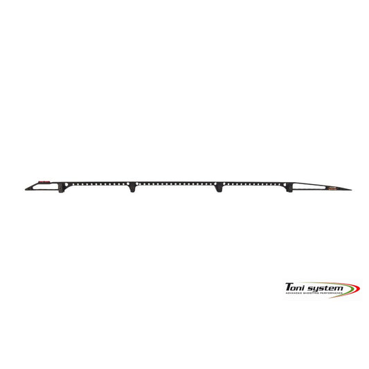 Toni System Bindella Z-LIGHT H18 mm, L 740 mm, spessore 10 mm, tipo Beretta