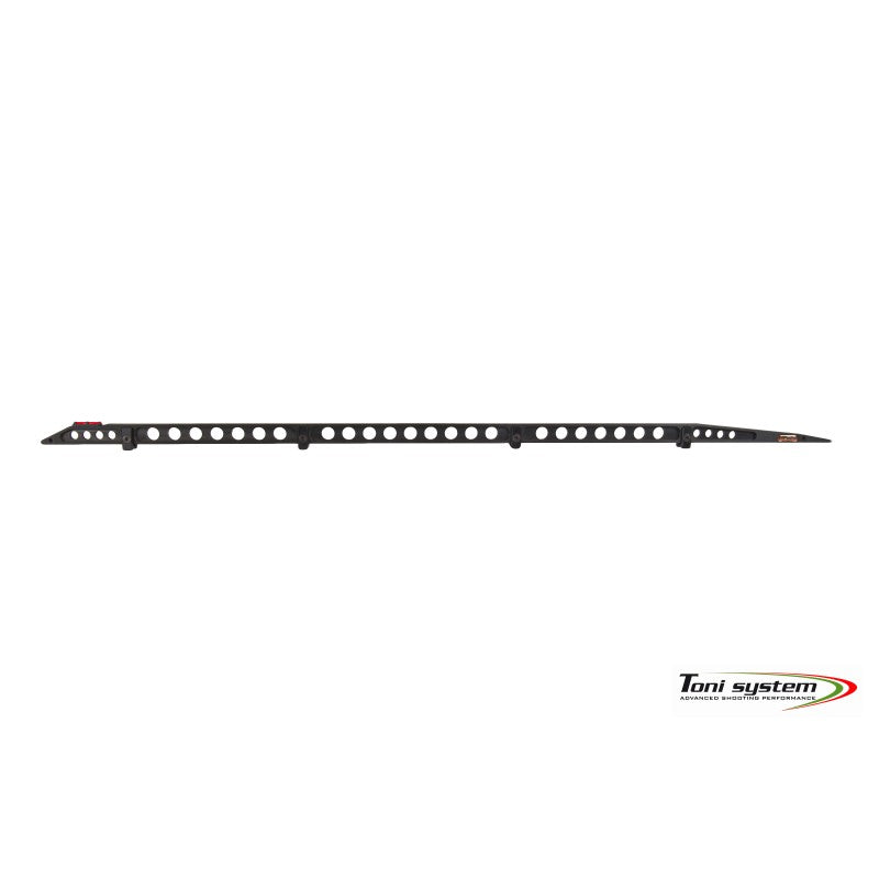 Toni System Bindella Z-PVC H18 mm, L 750 mm, spessore 10 mm, attacchi da 11 mm tipo Perazzi