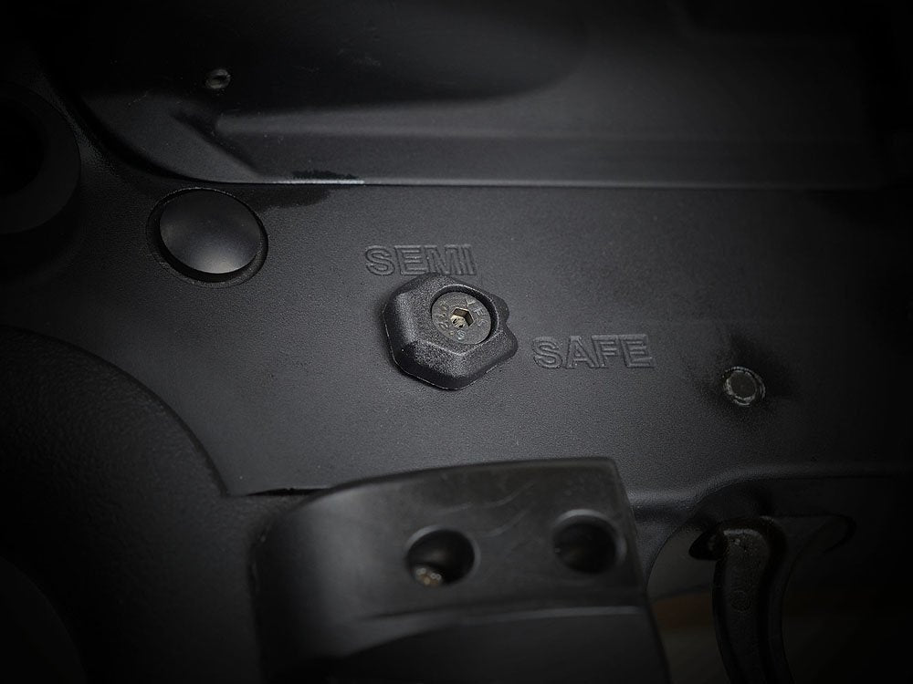Strike Industries Ultimate Selector Switch kit 10 leve per AR-15, grigio, dettaglio 8