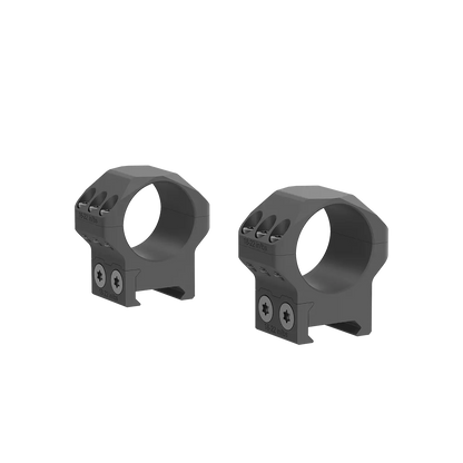 Dettaglio delle sei viti degli anelli X-Accu 30 mm bassi