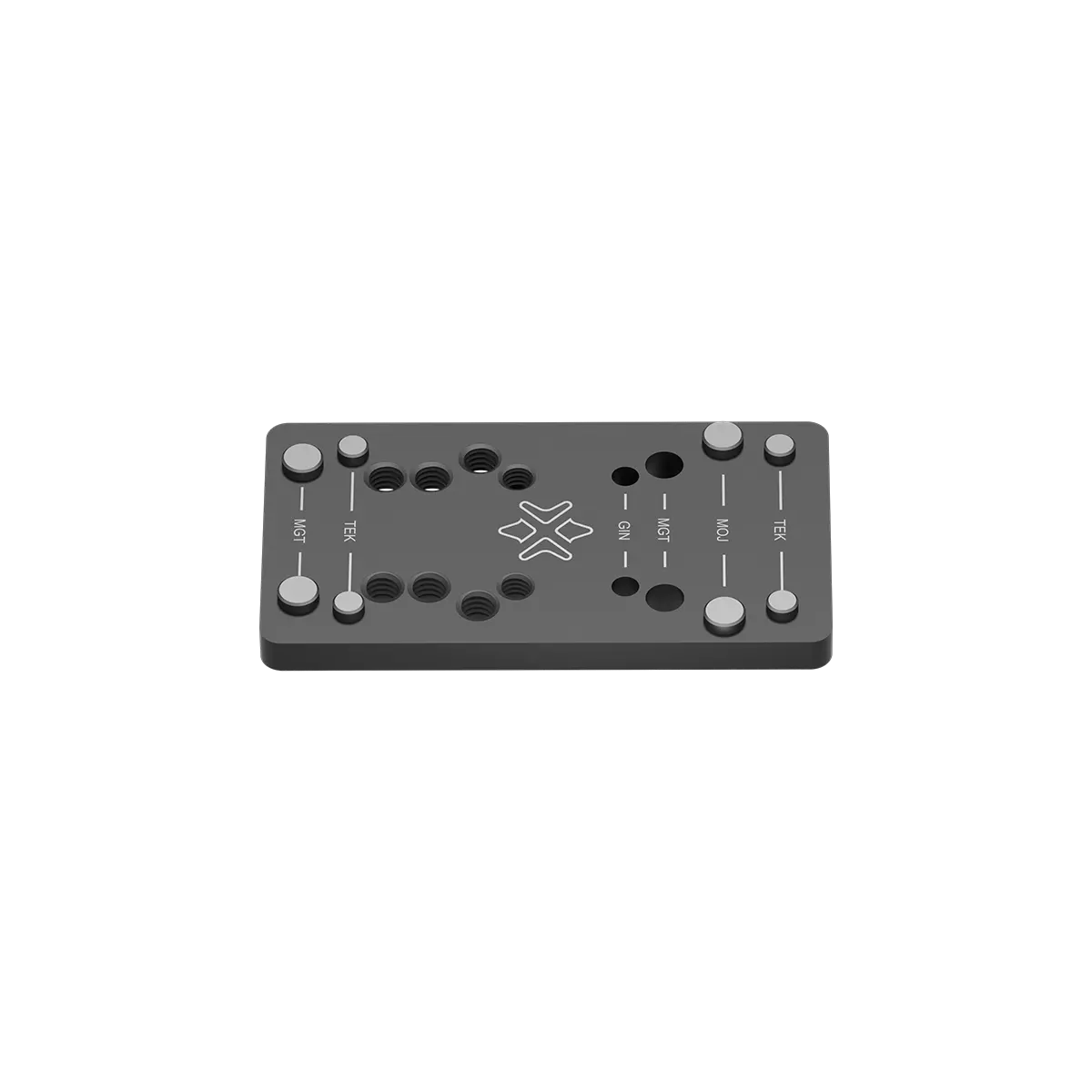 Attacco offset 45 gradi Vector Optics montato con un punto rosso Frenzy