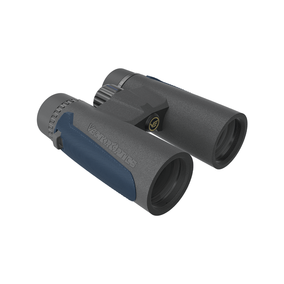Vista laterale del binocolo Vector Optics Continental Plus 10x42 ED