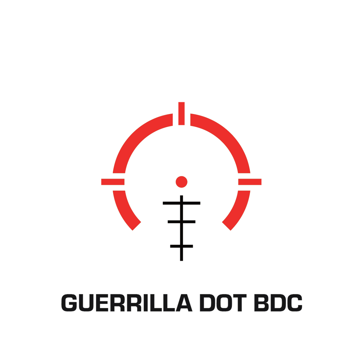 Schema del reticolo Guerrilla Dot BDC dello Swampfox Tomahawk II