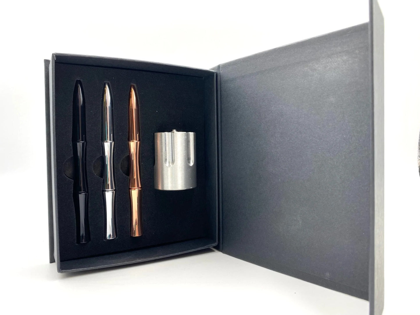 Caliber Gourmet 3 Piece Pen / Revolver Cylinder Gift Set